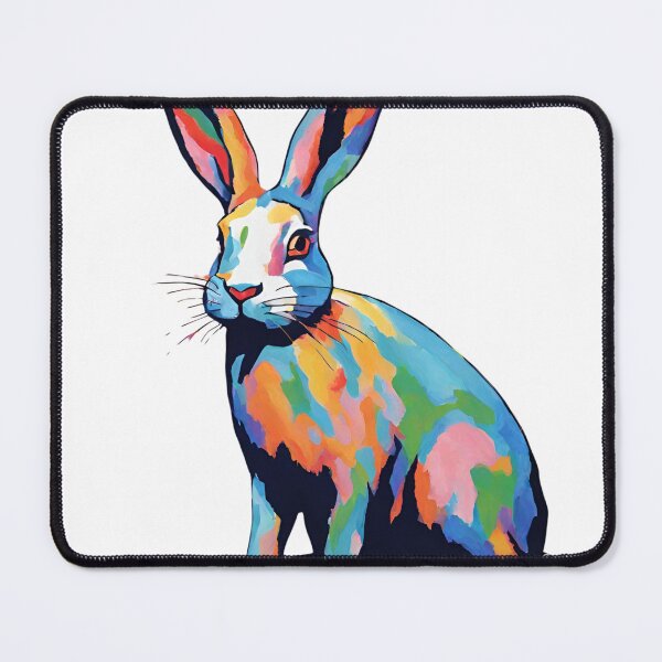 Item preview, Colorful Painted Rabbit designed and sold by LittleGoblinPrs.