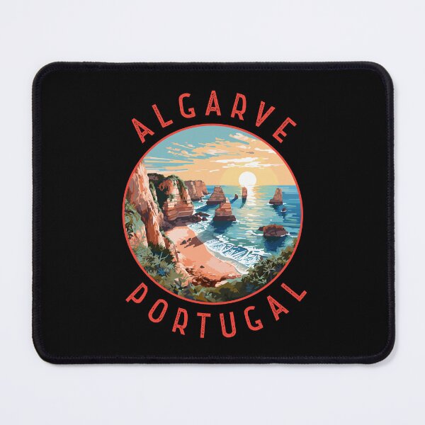 Item preview, Algarve Portugal Retro Distressed Circle designed and sold by KrisSidDesigns.
