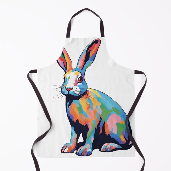 Item preview, Colorful Painted Rabbit designed and sold by LittleGoblinPrs.