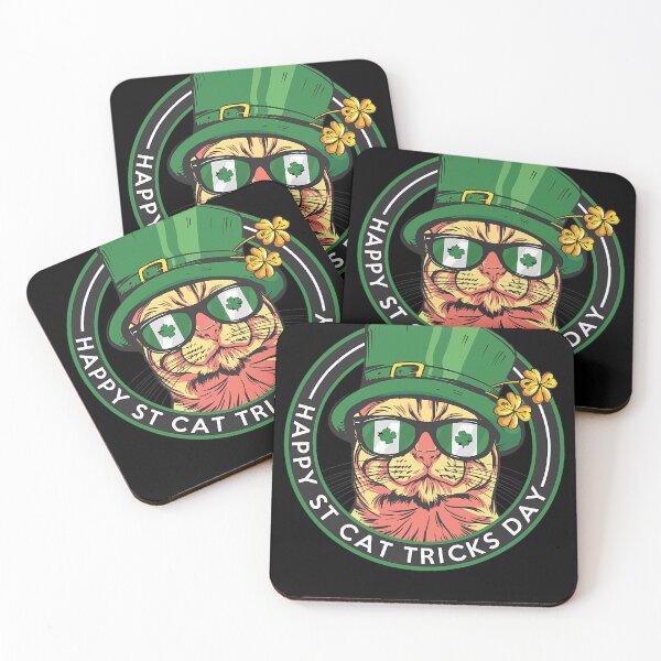 Item preview, Happy St Cat Tricks Day, St Patrick's Day Cat Lover designed and sold by BalladOfZeus.