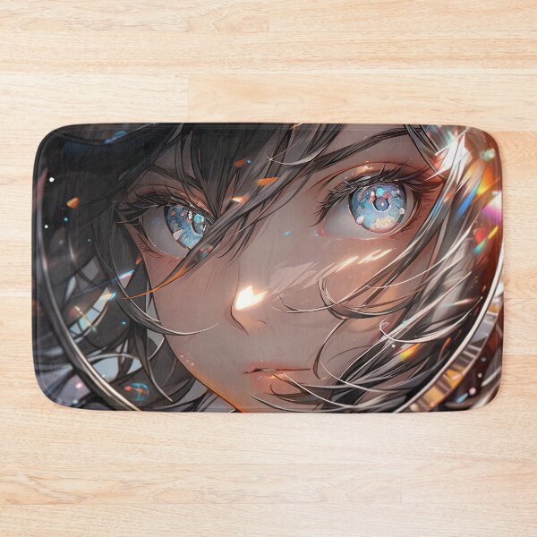 Item preview, Futuristic Sci-Fi Visor Helmet Anime Girl designed and sold by bubblegoth.
