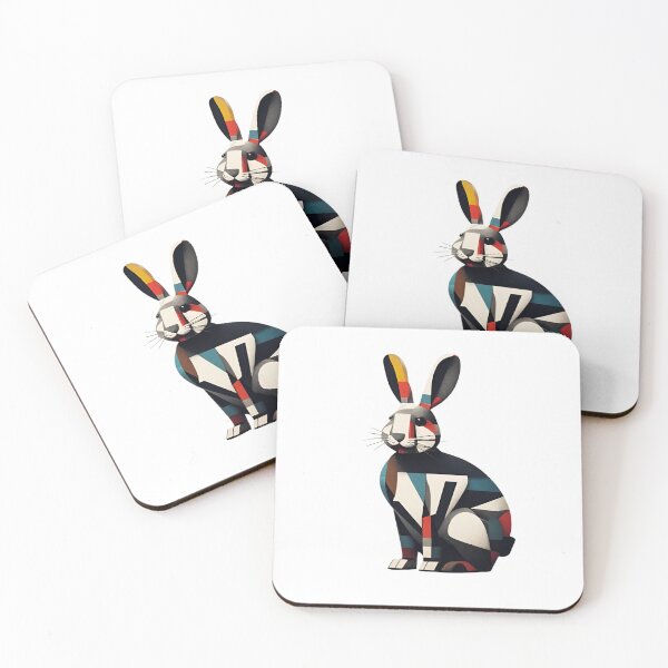 Item preview, Bauhaus Bunny designed and sold by LittleGoblinPrs.