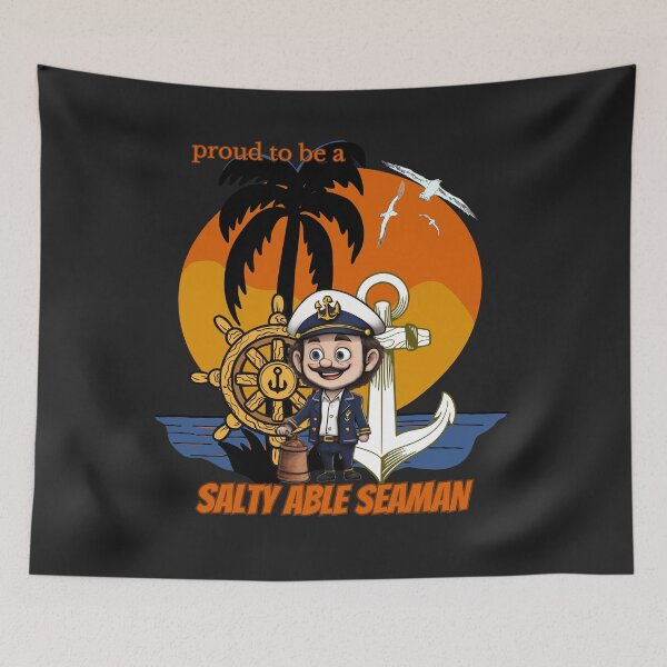 Item preview, proud to be a salty able seaman designed and sold by aledfychan.