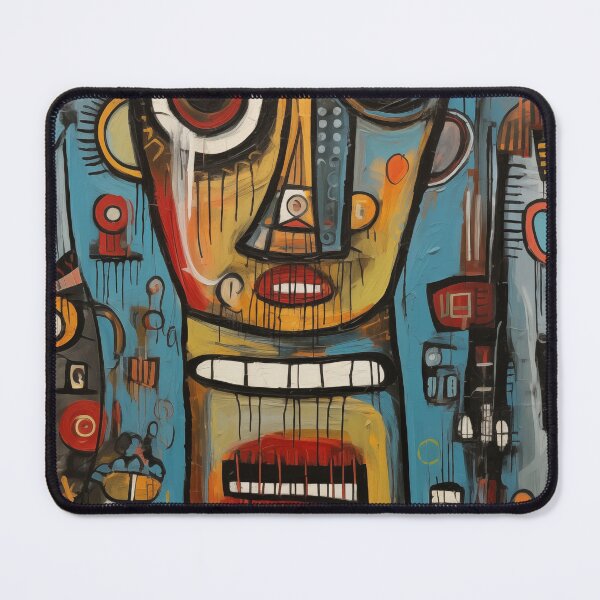 Item preview, Art Brut Primitive Face designed and sold by sheprint.