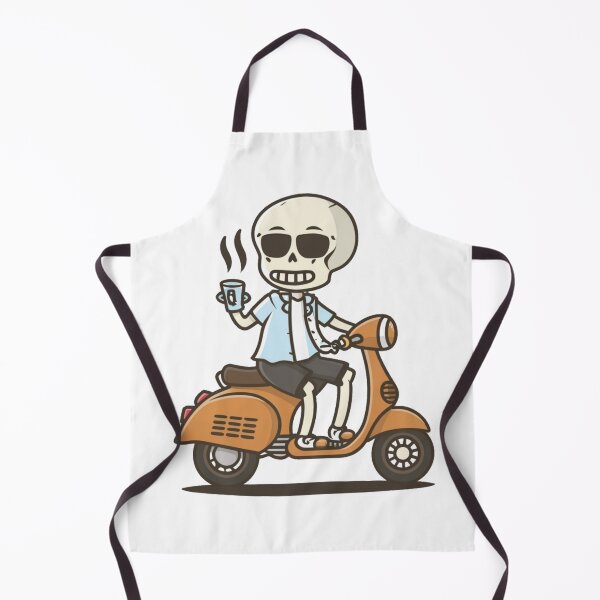 Item preview, preppy skeleton on scooter designed and sold by bukajart.