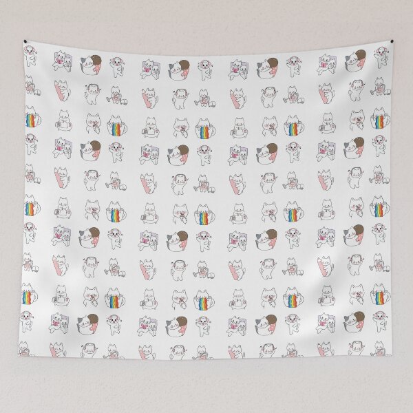 Item preview, funny kitten enjoying a beautiful day designed and sold by huape.