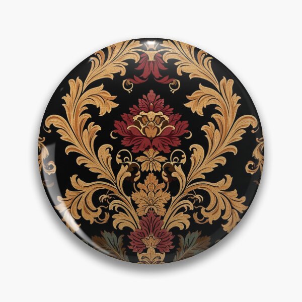 Artikelvorschau, Opulentes Barockmuster mit kunstvollem Rollwerk entworfen und verkauft von AI-Crafted.