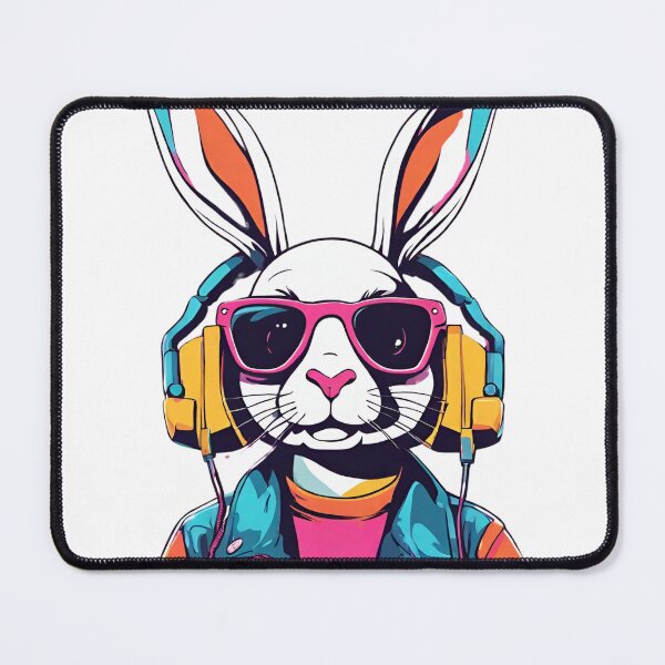 Item preview, 80s Retro Rabbit designed and sold by LittleGoblinPrs.