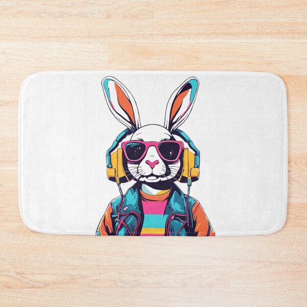 Item preview, 80s Retro Rabbit designed and sold by LittleGoblinPrs.