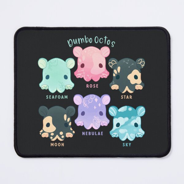 Item preview, Cute Dumbo Octopus Fantasy Illustration designed and sold by evybenita.