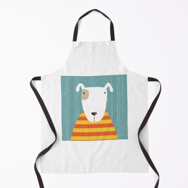 Item preview, Cute dog in a striped jumper designed and sold by Beverley Young.