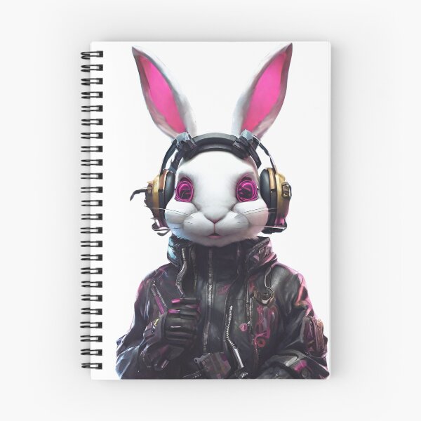 Item preview, Cyberpunk Rabbit designed and sold by LittleGoblinPrs.