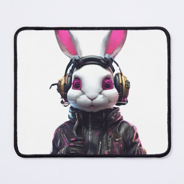 Item preview, Cyberpunk Rabbit designed and sold by LittleGoblinPrs.