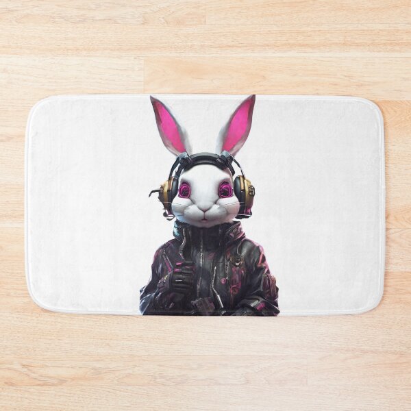 Item preview, Cyberpunk Rabbit designed and sold by LittleGoblinPrs.
