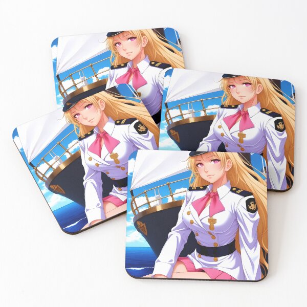 Item preview, anime girl (ship captain girl) designed and sold by Galactic-Paints.