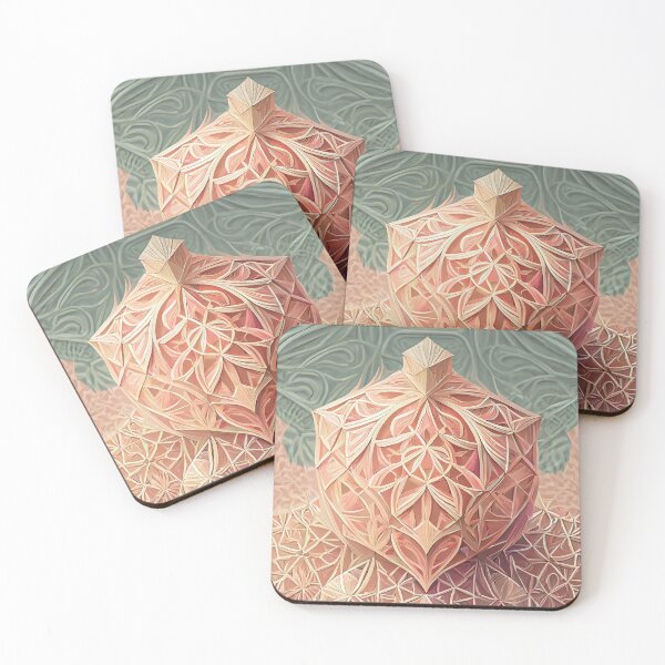 Item preview, 2024 ORGANIC FRACTAL PEACH FUZZ designed and sold by cubiask.