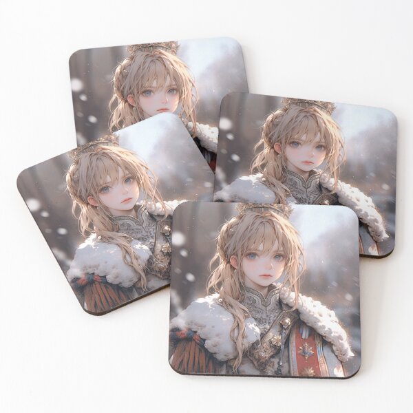 Item preview, Regal Winter Fantasy Monarch Anime Girl designed and sold by bubblegoth.