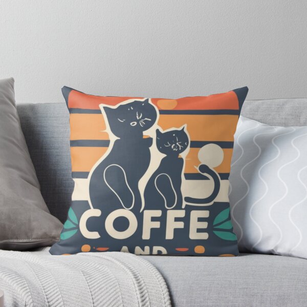 Item preview, coffee and cats v34 designed and sold by FenwickDesign99.
