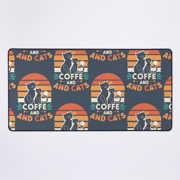 Item preview, coffee and cats v34 designed and sold by FenwickDesign99.