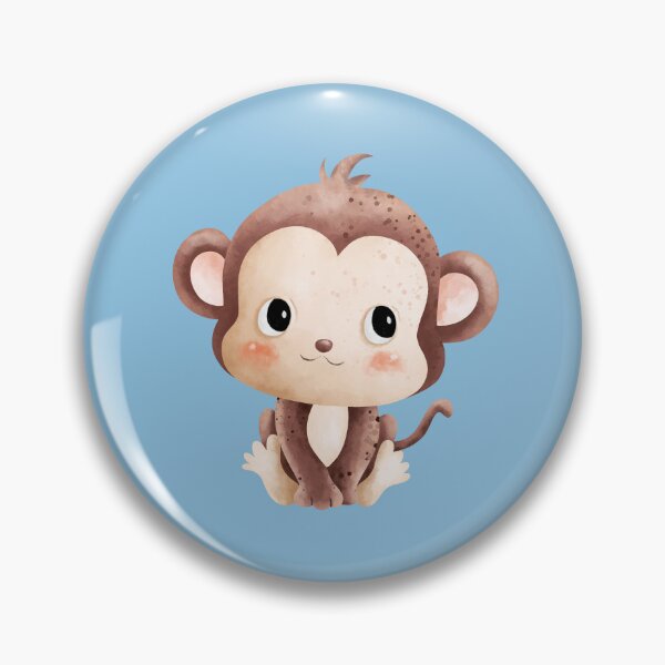 Item preview, Cuteness Overload: Kawaii Monkey Collection designed and sold by Wise-Geek.