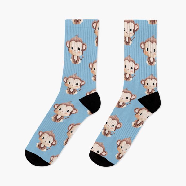 Item preview, Cuteness Overload: Kawaii Monkey Collection designed and sold by Wise-Geek.