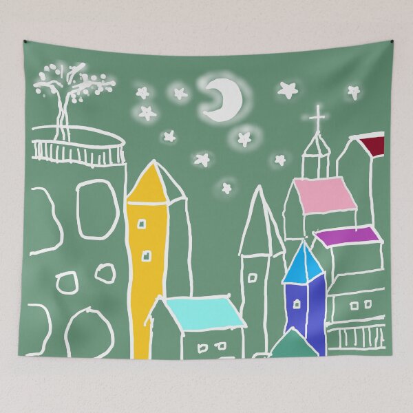 Item preview, Starlight Village designed and sold by zzzozzo.