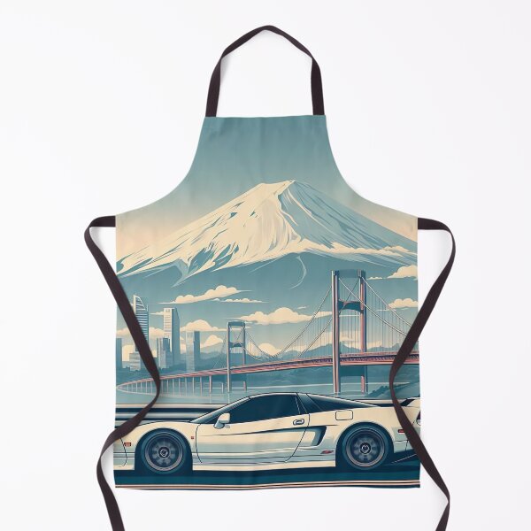 Artikelvorschau, Malerische Fahrt: Acura NSX Touring unter dem ikonischen Berg Fuji entworfen und verkauft von MnDShirts.