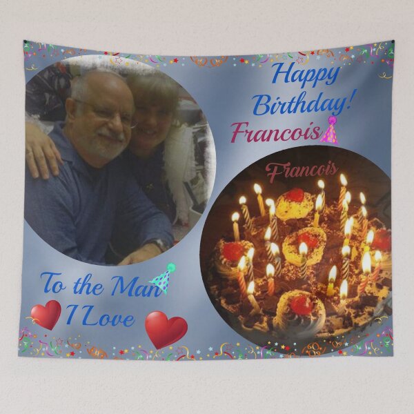 Item preview, HAPPY BIRTHDAY FRANCOIS designed and sold by Marie Leblanc.