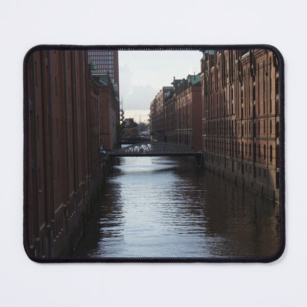 Item preview, View of water in the Speicherstadt Hamburg designed and sold by lunatictaffy.