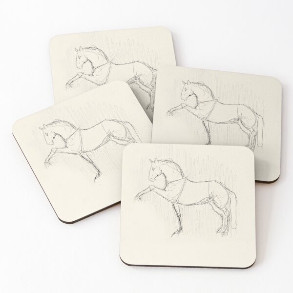 Item preview, Dressage Horse Sketch designed and sold by Lavender Woodman.
