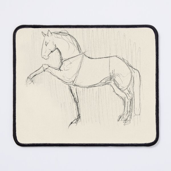 Item preview, Dressage Horse Sketch designed and sold by Lavender Woodman.