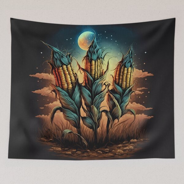 Item preview, "Triple horns under the moon" designed and sold by Art-Vortex-fr.