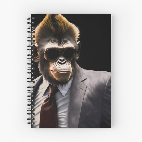 Item preview, Chic Primate Avatar: Smart Ape in Suit and Sunglasses designed and sold by iQuorra.