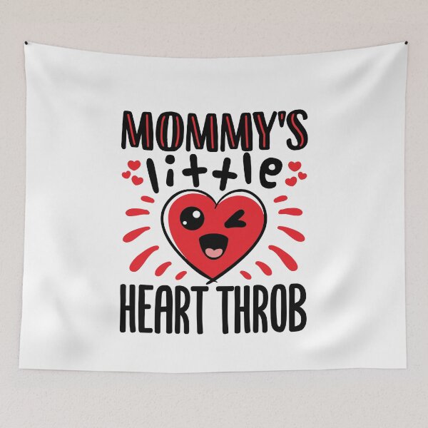 Item preview, Mommy's Little Heart Throb Valentine's Day Kids designed and sold by jaygo.