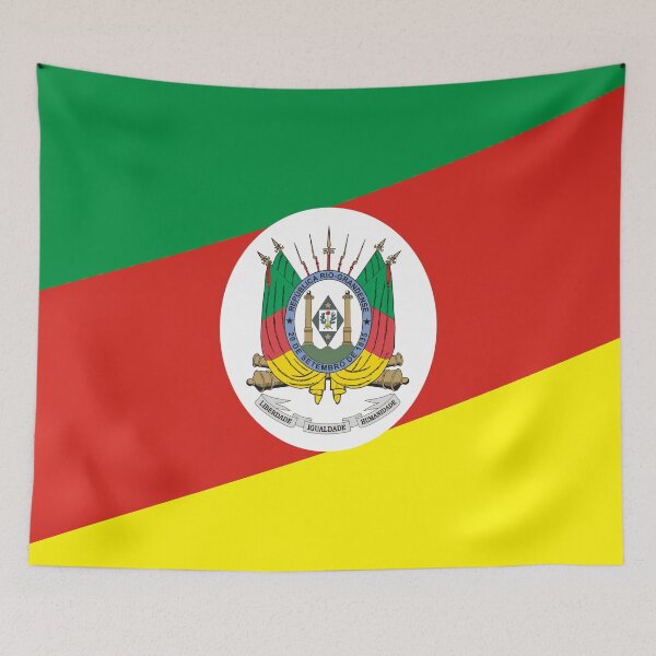 Item preview, Flag of Rio Grande do Sul state (Federative Republic of Brazil) designed and sold by Danler.