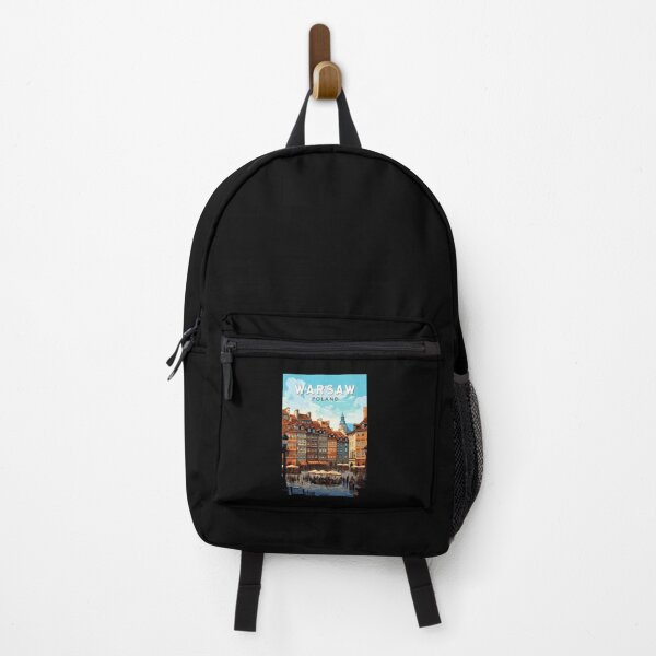 Item preview, Warsaw Poland Travel Art Vintage designed and sold by KrisSidDesigns.