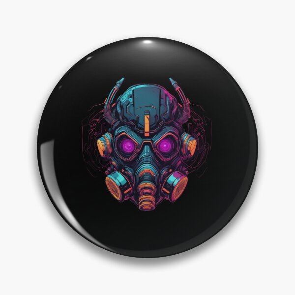 Item preview, Demonic Evil Cyberpunk, Respirator Mask Design designed and sold by Burn-Ego.