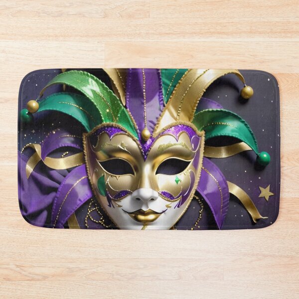 Item preview, Mardi Gras Mask, Purple Green and Gold  designed and sold by Jill-J.