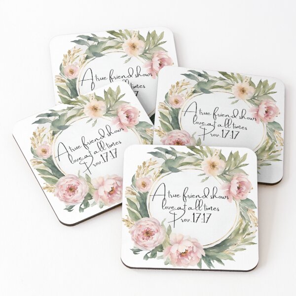 Item preview, Peony Proverbs 17:17 designed and sold by ZSJV1989.