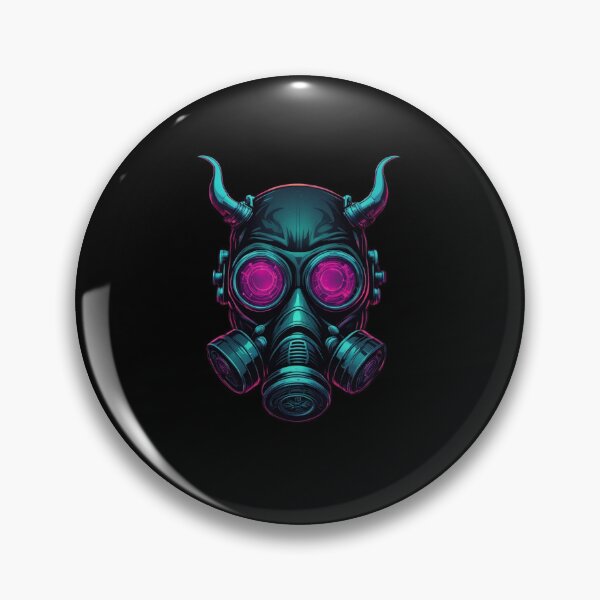 Item preview, Demonic Horns Cyberpunk, Respirator Mask Design designed and sold by Burn-Ego.