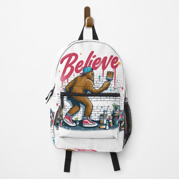 Item preview, Sasquatch Painting Believe Mural - Bigfoot designed and sold by Design Raptor.