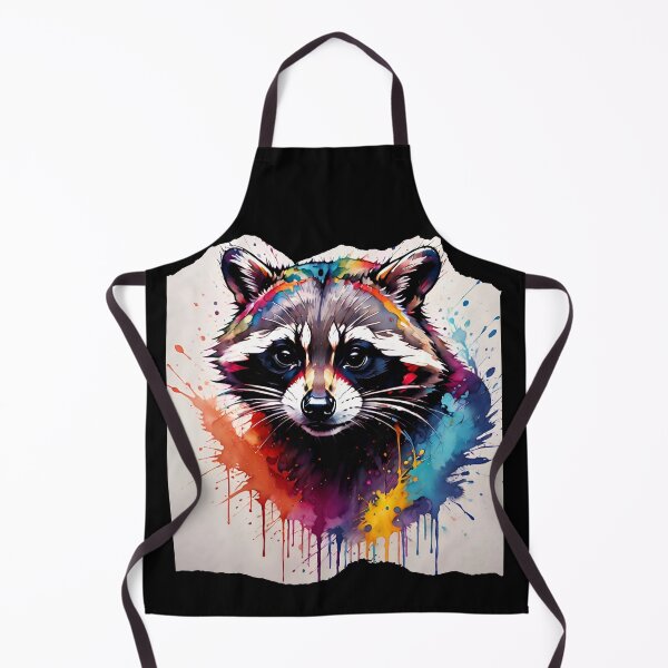 Item preview, Raccoon Paint Splash Artwork designed and sold by BotunPeony.
