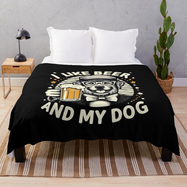 Item preview, I like beer and my dog designed and sold by store7azzouzi.
