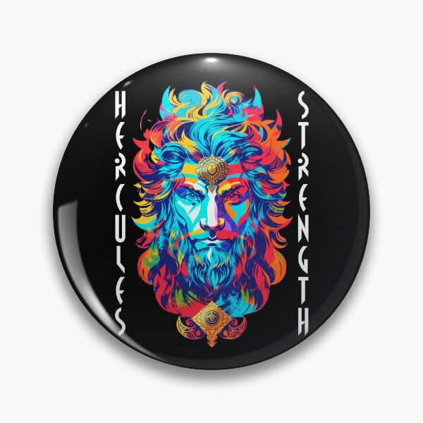 Item preview, Lion Head Heracles Fierce God of Strength from Mount Olympus designed and sold by Ridiculam Toga.