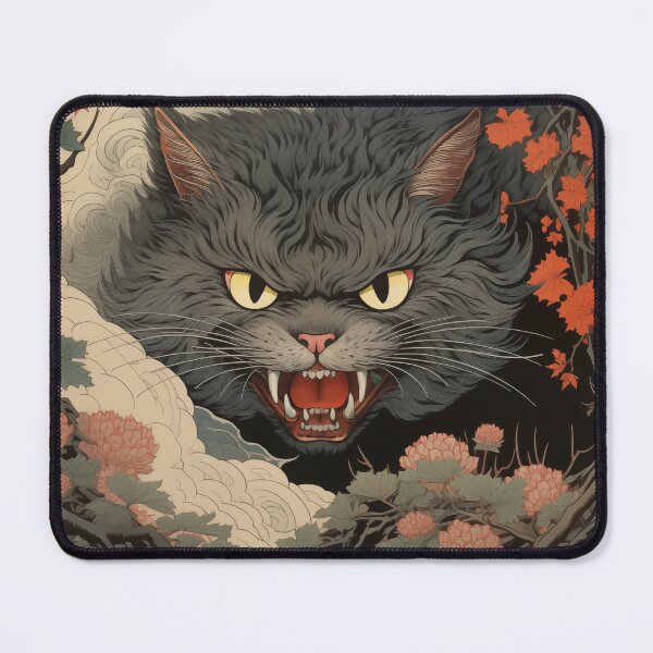 Item preview, Ukiyo-e Annoying Cat designed and sold by TrendingArt2024.