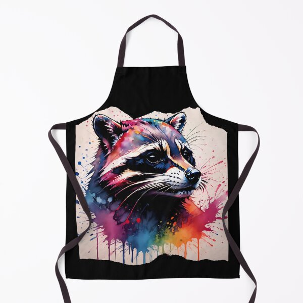 Item preview, Raccoon Paint Splash Artwork designed and sold by BotunPeony.