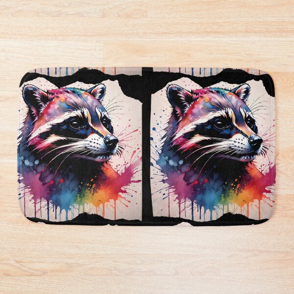 Item preview, Raccoon Paint Splash Artwork  designed and sold by BotunPeony.