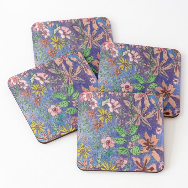 Item preview, Salmon Lillie’s and flowers. designed and sold by Kattrend.