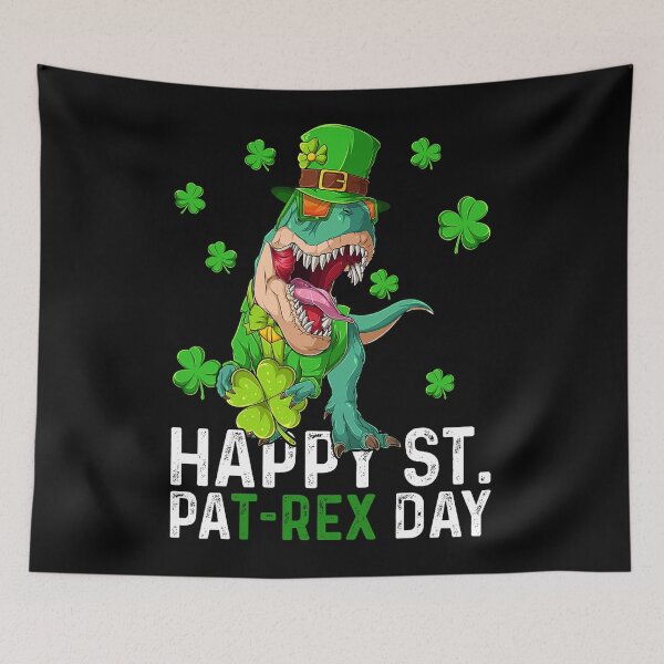 Item preview, Happy St Pat Trex Day Dinosaur St Patricks Day designed and sold by BalladOfZeus.