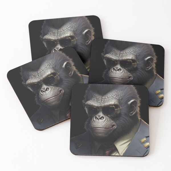 Item preview, Sartorial Ape Chic: Avatar in Sophisticated Suit & Shades designed and sold by iQuorra.